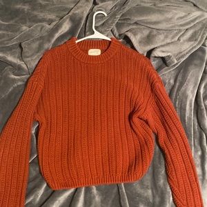 Cute brown knit sweater